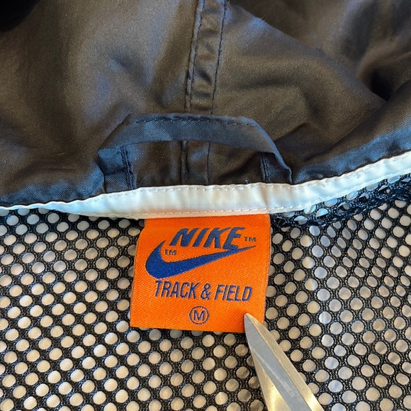 Nike Rare Track & Field Vintage Wind Breaker Hoodie. See pics for wear marks - Picture 3 of 11